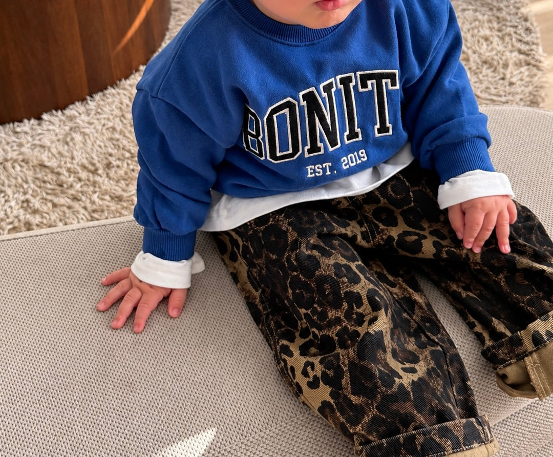 Leopard Wide Leg Jeans
