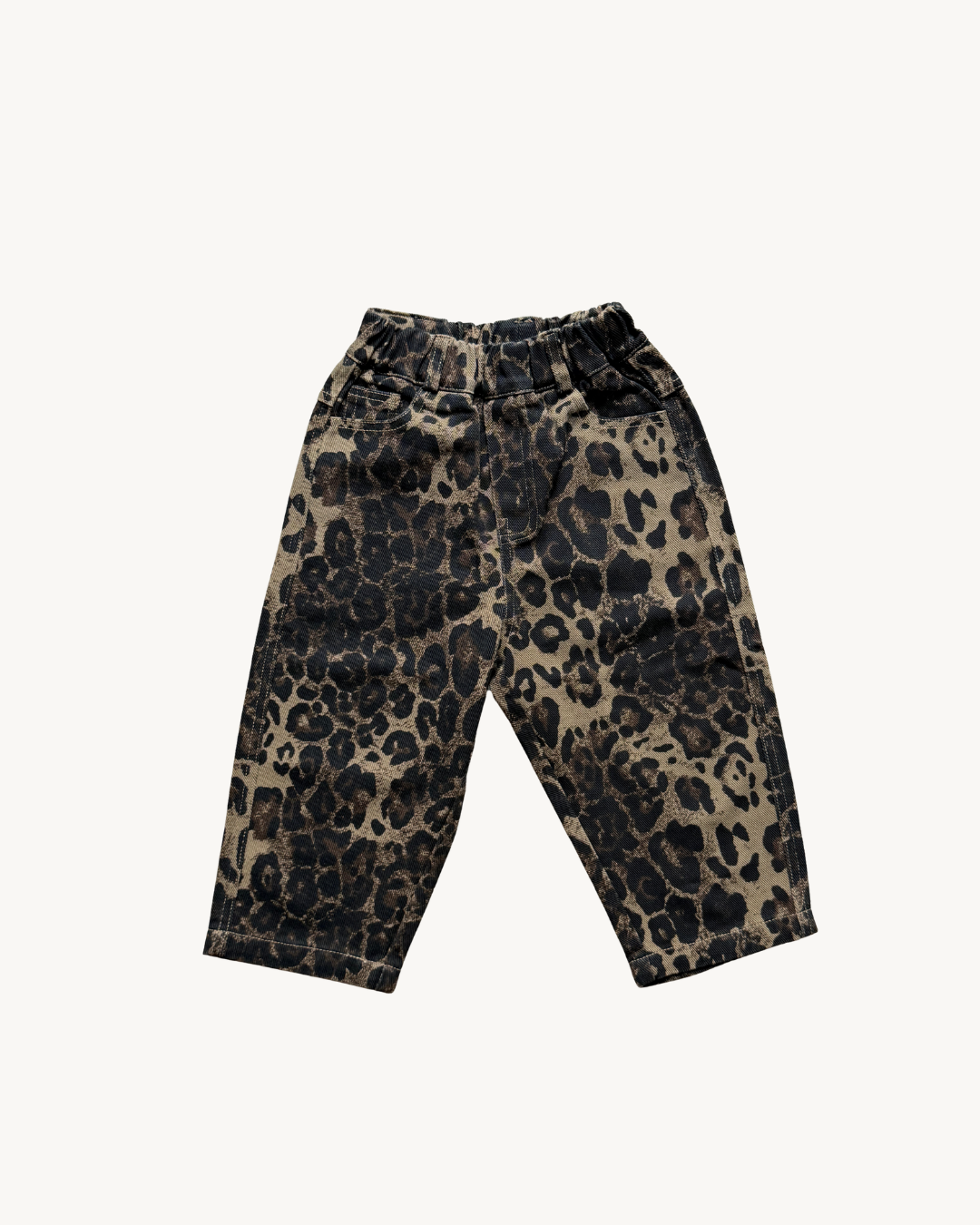 Leopard Wide Leg Jeans
